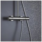 Душевая система GROHE Rainshower SmartActive 310 с термостатом для душа, белая луна (26648LS0)