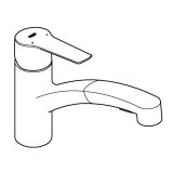 Смеситель для кухни GROHE Start QuickFix с низким вытяжным изливом, хром (30531001)