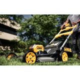Аккумуляторный набор садовой техники DEWALT, 54 В: газонокосилка DCMWSP550 + триммер DCM571, с АКБ 4 Ач и ЗУ