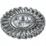 Щетка проволочная дисковая Makita (d115 мм, толщ. проволоки 0.5 мм, пучки, металл, M14x2), D-29561