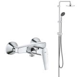 Душевая система GROHE Vitalio Start System 180 Flex со смесителем для душа, хром (NSB0149)