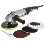 Угловая полировальная машина ИНТЕРСКОЛ УПМ-180/1300Э, 1300 Вт, 180 мм, 3000 об/мин (27.1.1.12)