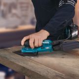 Аккумуляторная дельтавидная шлифмашина Makita BO006CGZ, 40 В, 10000 кол/мин, с выносной батареей, без АКБ и ЗУ