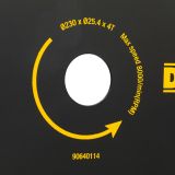 Нож для триммера 4-х лучевой DEWALT DT20655, 23 см (DT20655-QZ)