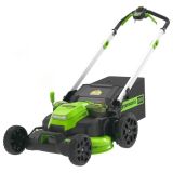 Аккумуляторная газонокосилка Greenworks GD60LM61, 60 В, 61 см, 65 л, 4500 об/мин, 2519107