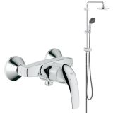 Душевая система GROHE Vitalio Start System 180 Flex со смесителем для душа, хром (NSB0150)