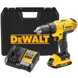 Аккумуляторная дрель-шуруповерт DEWALT DCD771D1K, 18 В, 1500 об/мин, с АКБ 2 Ач и ЗУ, в кейсе (DCD771D1NK-XJ)