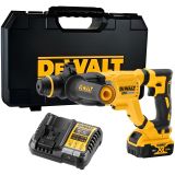 Аккумуляторный перфоратор DEWALT DCH263P1, 18 В, 3 Дж, 4300 уд/мин, с АКБ 5 Ач и ЗУ, в кейсе (DCH263P1-QW)