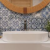 Раковина накладная Aqueduto ESPIRAL, овальная 390*600, белый глянцевый (ESP0210)