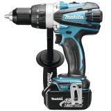 Аккумуляторная дрель-шуруповерт Makita DDF458RFE, 18 В, 2000 об/мин, с 2 АКБ 3 Ач и ЗУ, в кейсе