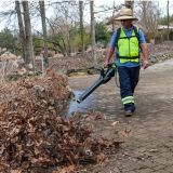 Воздуходув аккумуляторный, для работы с ранцевым АКБ Greenworks, 82V, бесщеточный, без АКБ и ЗУ, 2407107