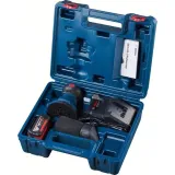 Аккумуляторная эксцентриковая шлифмашина Bosch GEX 185-LIм, 18 В, 125 мм, 10000 об/мин, с АКБ 4 Ач и ЗУ, в кейсе (0.601.3A5.021)