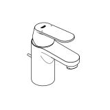 Смеситель для раковины GROHE Eurosmart Cosmopolitan с донным клапаном, низкий излив, хром (32825000)