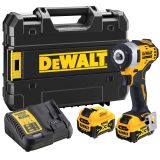 Аккумуляторный гайковерт DEWALT DCF903P2, 12 В, 340 Нм, 3250 уд/мин, с 2 АКБ 5 Ач и ЗУ, в кейсе TSTAK