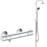 Душевая система GROHE Vitalio Start System 180 Flex с термостатом для душа, хром (NSB0159)