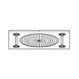 Потолочный душ с 3 режимами, GROHE Rainshower F-Series, хром, (27939001)