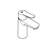 Смеситель для раковины GROHE BauEdge, S-size, хром (23330000)