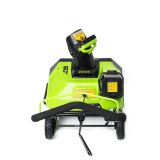Снегоуборщик аккумуляторный Greenworks GD60PST, 60 В, 51 см (2602907)