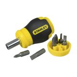 Отвертка Multibit Stubby со сменными битами 6 шт STANLEY 0-66-357