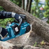 Аккумуляторная цепная пила Makita DUC353PT2, 2x18 В, 35 см, 20 м/с, с 2 АКБ 5 Ач и ЗУ