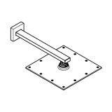 Верхний душ с душевым кронштейном 286 мм, 1 режим струи, GROHE Rainshower Allure 230, хром, (26054000)