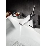 Смеситель для раковины GROHE Eurocube Joy с донным клапаном, S-size, хром (23654000)
