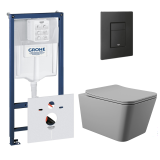 Комплект инсталляции GROHE Solido 38811KF0 с унитазом Aqueduto MACIO MACT2130 и сиденьем с микролифтом (NW0547)