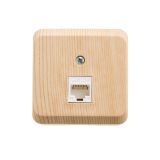 Розетка компьютерная открытой установки Systeme Electric (Schneider Electric) Etude, сосна KOMA-001D