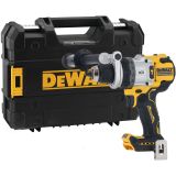 Ударная дрель-шуруповерт DEWALT DCD1007NT, 18 В, 2250 об/мин, 38250 уд/мин, без АКБ и ЗУ, в кейсе TSTAK (DCD1007NT-XJ)