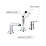 Смеситель для ванны GROHE BauEdge, хром (2511710A)