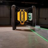 Аккумуляторный лазерный нивелир DEWALT DCE080D1GS, 18 В, зеленый луч, 80 м, с АКБ 2 Ач и ЗУ, в кейсе TSTAK (DCE080D1GS-QW)