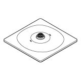 Верхний душ GROHE Rainshower Mono 310 Cube, 1 режим, хром (26567000)