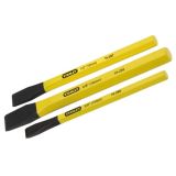 Набор из 3-х слесарных зубил STANLEY 4-18-298, 3/8(10 мм),1/2(12 мм),5/8(16 мм)