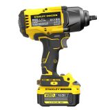 Аккумуляторный гайковерт STANLEY SFMCF940M1, 950 Нм, 2600 уд/мин, с АКБ 4 Ач и ЗУ, в сумке (SFMCF940M1-QW)