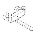 Смеситель для раковины GROHE Eurosmart Cosmopolitan T автоматический, хром (36319000)