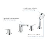 Смеситель для ванны GROHE BauEdge, хром (2512010A)