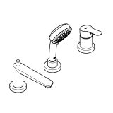 Смеситель для ванны GROHE BauEdge, хром (2511700A)