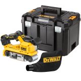Аккумуляторная ленточная шлифмашина DEWALT DCW220NT, 18 В, 320 м/мин, без АКБ и ЗУ, в кейсе TSTAK