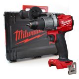 Аккумуляторная дрель-шуруповерт Milwaukee M18FDD2-0X 4933464266, 2000 об/мин, без АКБ и ЗУ, в кейсе