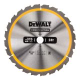 Диск пильный по дереву DEWALT CONSTRUCTION, 315х30х2.2 мм (DT1961-QZ)