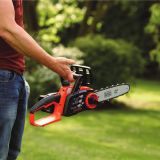 Аккумуляторная цепная пила BLACK+DECKER GKC1825LST, 25 см, 18 В, 2 Ач