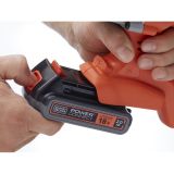 Аккумуляторный перфоратор BLACK+DECKER BCD900D1S, SDS-Plus 18В, 6650 уд/мин, 1.2 Дж, 1x2 Ач, сумка
