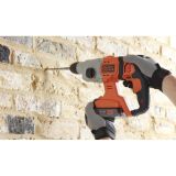 Аккумуляторный перфоратор BLACK+DECKER BCD900D1S, SDS-Plus 18В, 6650 уд/мин, 1.2 Дж, 1x2 Ач, сумка