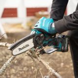 Набор аккумуляторной садовой техники Makita PT1476, 40 В: газонокосилка LM004G + цепная пила UC029G, с АКБ 2.5 Ач и ЗУ