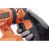 Аккумуляторный перфоратор BLACK+DECKER BCD900M1K, SDS Plus 18В, 6650 уд/мин, 1.2 Дж, 1x4 Ач, кейс