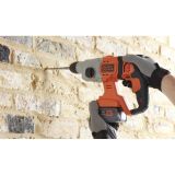 Аккумуляторный перфоратор BLACK+DECKER BCD900M1K, SDS Plus 18В, 6650 уд/мин, 1.2 Дж, 1x4 Ач, кейс