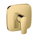 Внешняя часть смесителя для душа hansgrohe Talis E скрытого монтажа 71765990, полированное золото