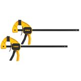 Струбцина быстрозажимная DEWALT, 300 мм, 60 кг, 2 шт., DWHT0-83158