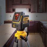 Лазерный нивелир DEWALT DW0811, на батарейках, красный луч, 30 м, в кейсе (DW0811-XJ)