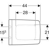 Сиденье для унитаза Geberit Xeno², 500.537.01.1